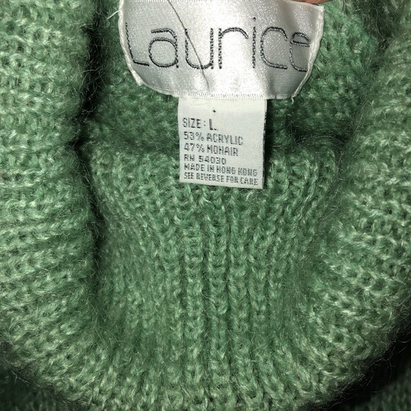 Mohair and Acrylic Turtleneck Sweater - Picture 3 of 3